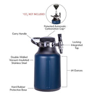 Growler uKeg Go 3.8 liter - Midnight Blue