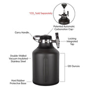 Growler uKeg Go 3.8 liter - Tungsten